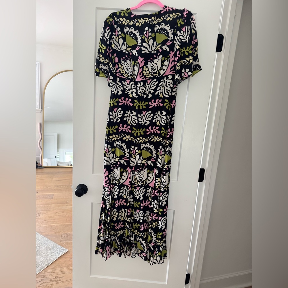 NWT SAYLOR pia dress in black floral size M - Picture 8 of 12